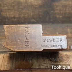 Vintage Fisher Cheltenham No: 14 Hollow or Rounding Beechwood Moulding Plane
