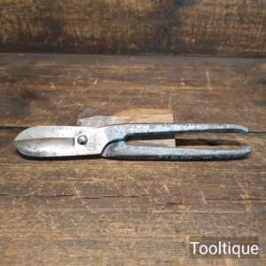 Vintage Domino Brand by Footprint 10” Flat Tinsnips - Fully Refurbished Sharpened Vintage Domino Brand by Footprint 10” Flat Tinsnips - Fully Refurbished Sharpened