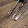 Vintage Selection 3 No: Moore & Wright Bearing Scrapers - Refurbished Ready To Use