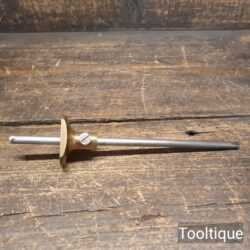 Vintage Brass Bodied & Steel Stemmed Marking Gauge with Good Marking Pin