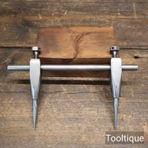 Vintage 4 ¼” Pair Steel Trammel Points - Fully Refurbished Ready To Use