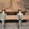 Vintage 5” Pair Brass Trammel Points - Refurbished Ready To Use