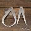 Vintage Pair of 4” Moore and Wright External & Internal Callipers