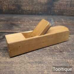 Vintage 8” Patternmakers Beechwood Round or Hollowing Plane - Good Condition