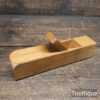 Vintage 8” Patternmakers Beechwood Round or Hollowing Plane - Good Condition