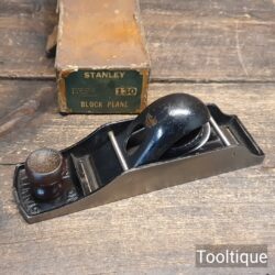 Vintage Boxed Stanley No: 130 Duplex Block Plane - Refurbished Ready For Use