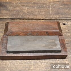 Lovely Boxed Vintage 5 ½” x 1 ¾” Turkey Honing Oilstone - Lapped Flat