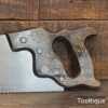 Vintage Disston USA 26” Rip Hand Saw 6 TPI - Fully Refurbished & Sharpened