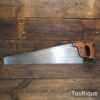 Vintage 22” Drabble & Sanderson Rip Saw 5 TPI - Fully Refurbished & Sharpened