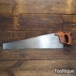 Vintage 22” Drabble & Sanderson Rip Saw 5 TPI - Fully Refurbished & Sharpened