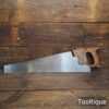 Vintage 22” Henry Disston Canada Cross Cut Panel Saw 9 TPI - Refurbished Sharpened