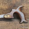 Vintage Keyhole Saw Beechwood Handle Sharpened Cross Cut - Fully Refurbished