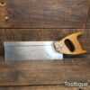 Vintage 12” Spear & Jackson Steel Back Dovetail Saw 12 TPI - Fully Refurbished