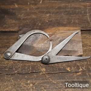 Vintage 3” Moore & Wright Screw Jointed Inside and Outside Callipers Vintage 3” Moore & Wright Screw Jointed Inside and Outside Callipers