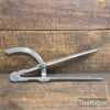 Large 12” Antique Pair of Cast Steel Coopers Wing Dividers - Refurbished