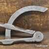 Large 12” Antique Pair of Cast Steel Coopers Wing Dividers - Refurbished