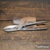 Vintage 8” Gilpin Sheffield Flat Tin Snips - Sharpened Ready To Use