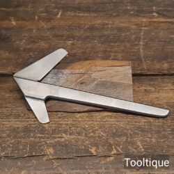 Vintage 6” Engineers Steel Centre Finder Tool Tapered Marking Edges
