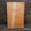 Vintage OEEC Laminated Timber Paperback Book - Good Condition