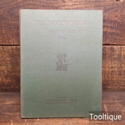Vintage The Woodworker 1954 Edition Hardback Book By the Evan Brothers