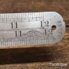 12” Vintage Chesterman Patternmakers Expansion Ruler - Good Condition
