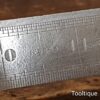Vintage Chesterman No: 5283 Imperial & Metric Scale Steel Ruler - Good Condition