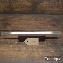 Vintage 12” Rabone Chesterman Slimline No: 28A Imperial Steel Ruler - Good Condition