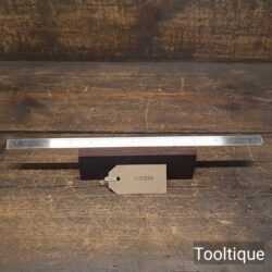 Vintage 12” Rabone Chesterman Slimline No: 28A Imperial Steel Ruler - Good Condition
