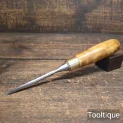 Vintage ¼” Bevel Edge Chisel with Boxwood Handle - Refurbished