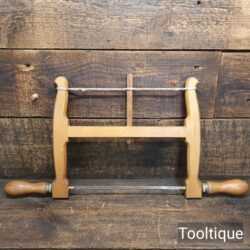 Vintage 10” Marples & Sons Beechwood Bow Saw - Fully Refurbished