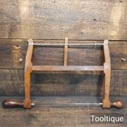 Vintage 13” Marples & Sons Beechwood Bow Saw - Fully Refurbished