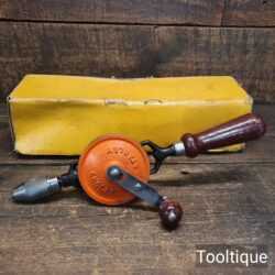 Vintage Boxed Stanley No: 805 Egg Beater Hand Drill - Fully Refurbished