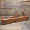 Vintage John Hall 17” Jack Plane Ebony Strike Button - Fully Refurbished
