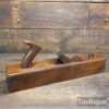 Vintage John Hall 17” Jack Plane Ebony Strike Button - Fully Refurbished
