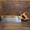Vintage 12” Spear & Jackson 1950’s Brass Back Tenon Saw 13 TPI - Fully Refurbished