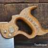Vintage 12” Spear & Jackson 1950’s Brass Back Tenon Saw 13 TPI - Fully Refurbished