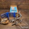 Near Mint Vintage Boxed Record Improved No: 050A Combination Plough Plane