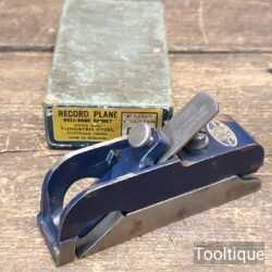Vintage Boxed Record No: 075 Bullnose Plane - Refurbished Ready To Use