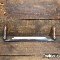 Antique Isaac Greaves Drawknife 10” Cutting Edge - Sharpened Ready To Use