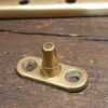 Antique Victorian Style Spoon Shaped Brass Casement Stay