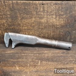 Unusual Vintage 9” NEC Pat No: 854559 Adjustable Pipe Wrench - Fair Condition