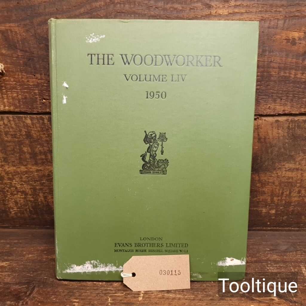 The Woodworker Vol: LIV 1950 Hardback Vintage Book - Good Condition