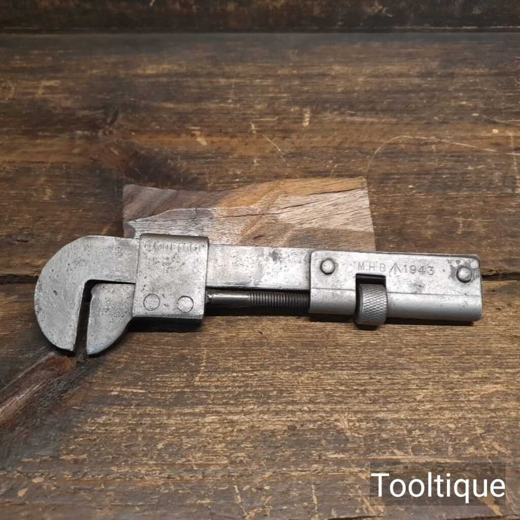 Vintage 7” MHB Wrench WW2 Era 1943 Stamped Broad Arrow - Good Condition