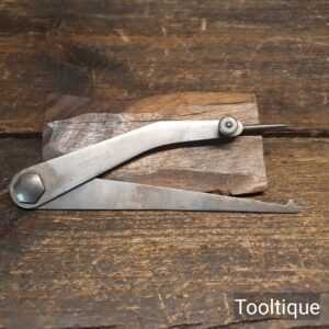 Vintage 5.5” Moore & Wright Odd Leg Silver Steel Calliper's - Good Condition