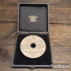 Vintage Boxed Speedia Lapping Wheel A.C Wickham Coventry - Good Condition