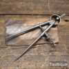Vintage 5” High Quality Engineers Silver Steel Dividers - Good Condition