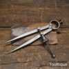 Vintage Hawksey 6” Straight Leg Engineers Dividers - Sharpened Ready For Use