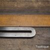 Vintage 12” Rosewood & Brass Carpenters Bevel - Refurbished Ready To Use
