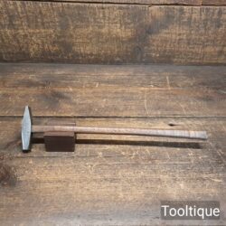 Vintage Cross Pein Planishing Hammer - Refurbished Ready For Use