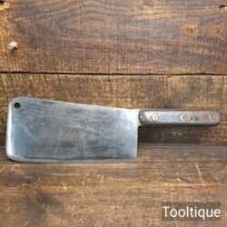 Vintage Elwell Union Butchers Meat Cleaver - Good Condition